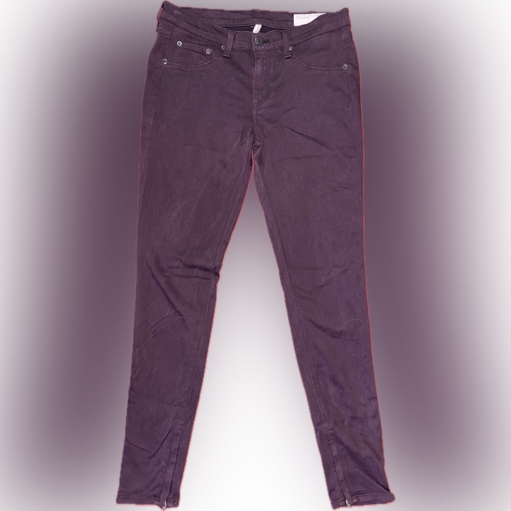 Rag & Bone The Legging Zipper Jeans
